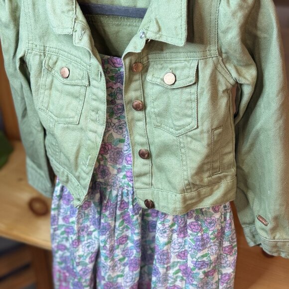 Tahari Girl Pastel Floral Tiered Dress โ Size 7 - Picture 13 of 13